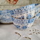 Lot de 8 tasses à café et sous-tasses en porcelaine Bavaria modèle China Blau