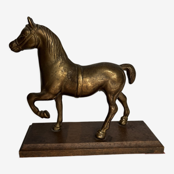 Brass horse