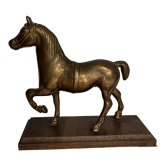 Brass horse