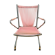 Chaise scoubidou rose
