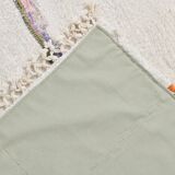 2x5 Natural White Turkish Vintage Runner Rug, 72x169Cm