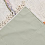 2x5 Natural White Turkish Vintage Runner Rug, 72x169Cm