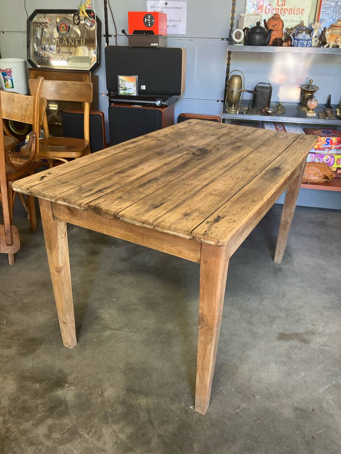 Table de ferme vintage