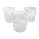 3 Crystal Glasses Baccarat model Nancy