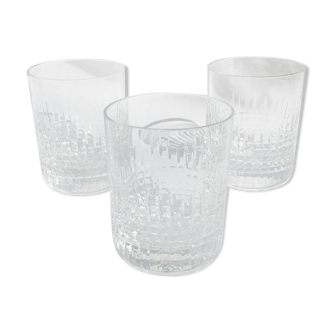 Verres cristal Baccarat modèle Nancy