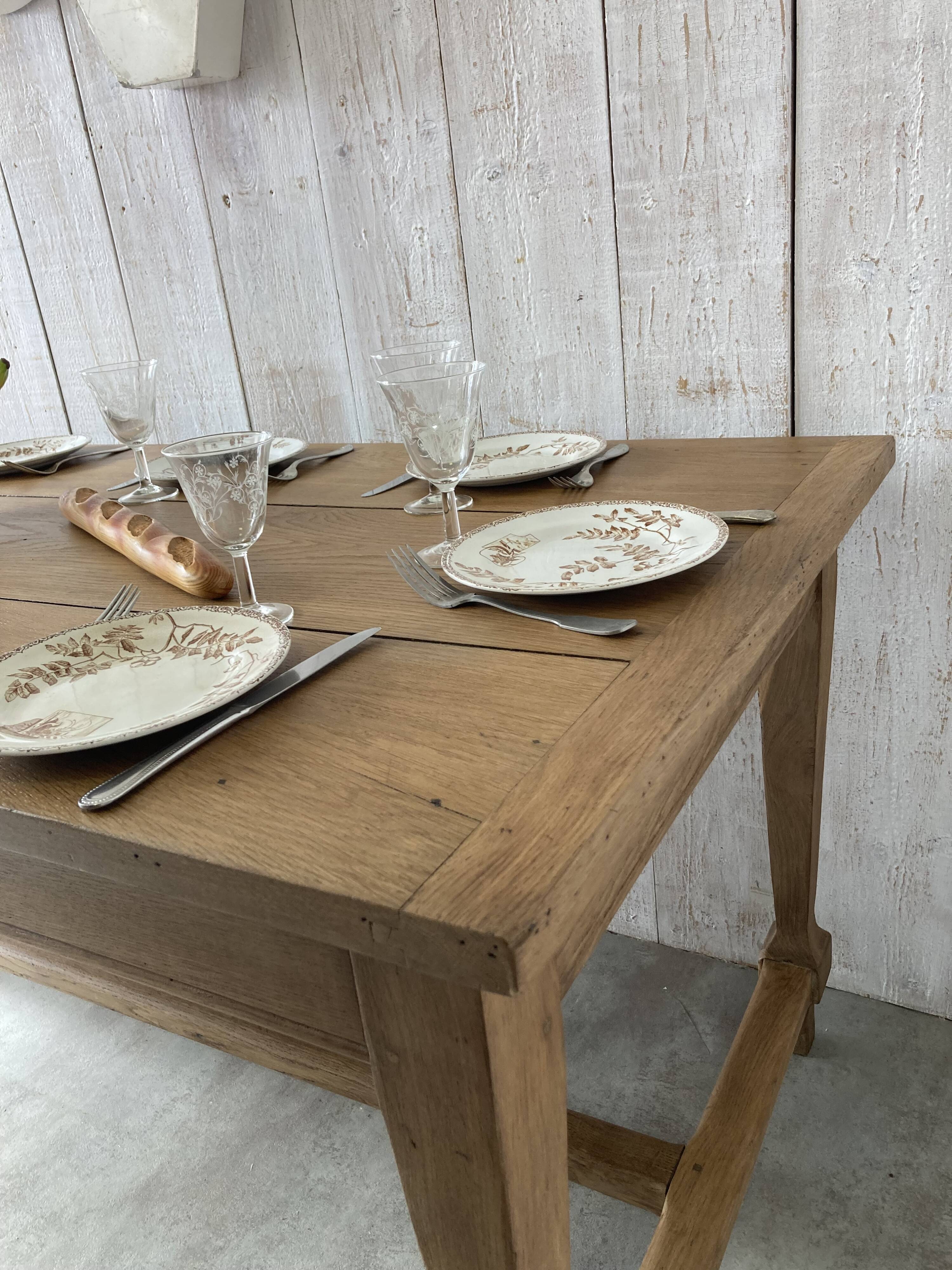 Table de ferme 244x82cm