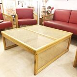 Cane coffee table, 1970