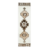 1970s Vintage Turkish Hand-Knotted Wool Cotton Beige Runner Rug 85x310