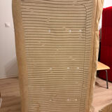 Togo vintage rose line 3-seater made in France beige velvet