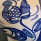 Domingo Punter blue ceramic pitcher, Teruel, 1960