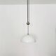 Adjustable Posa Pendant Lamp with Porcelain Shade by Florian Schulz