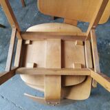 Set de 6 chaises scandinaves empilables