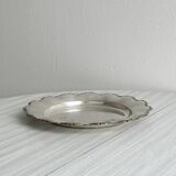 Shiny antique metal plate