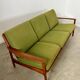 Living room set sofa armchair coffee table Scandinavian design 60s Swedish vintage teak