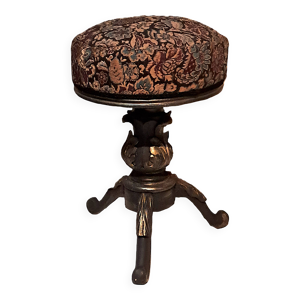 Tabouret Piano Victorien - tissu