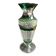 Overlay cut crystal vase signed Val Saint Lambert 1970s