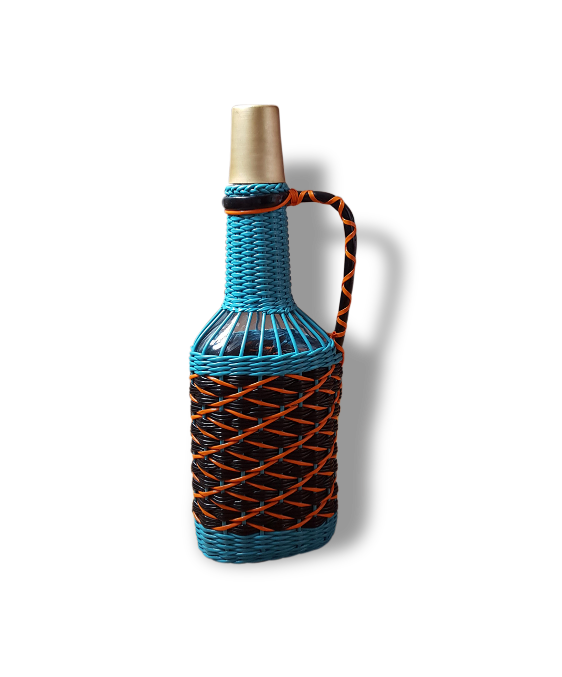 Scoubidou multicolor bottle