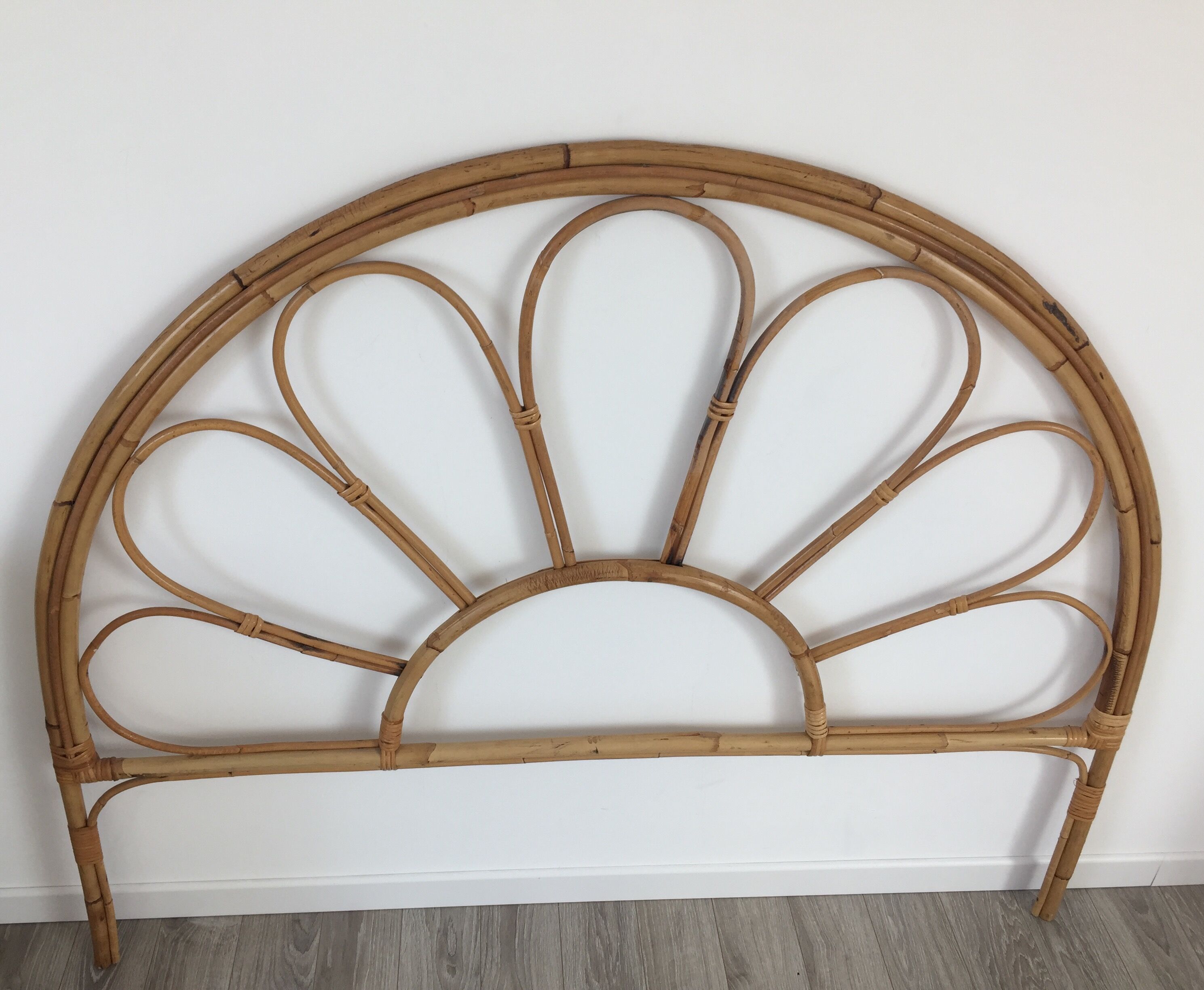 Tête de lit rotin 140cm