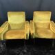 Pair of designer armchairs 1955-60 Louis Paolozzi for Brandt Zol Steiner