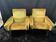 Pair of designer armchairs 1955-60 Louis Paolozzi for Brandt Zol Steiner