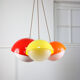 Set of 3 Space Age Pendant Lamps