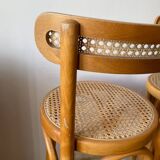 Canework and bentwood bar stools