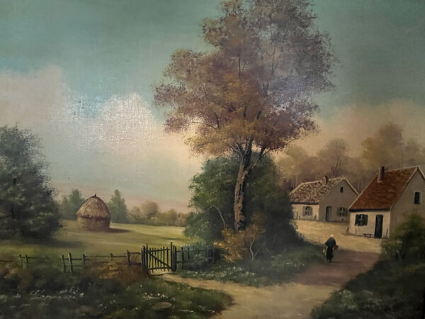 Tableau : huile sur toile