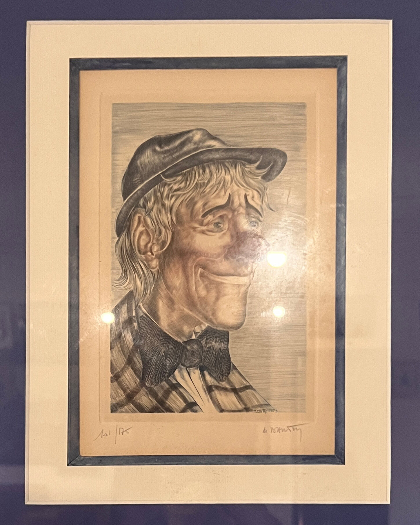 Lithograph of Marc Dautry