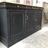 Old buffet patinated 3 doors