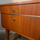 Pair of Scandinavian bedside tables from the 60s in teak
