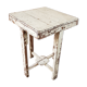 Pedestal table - piece of Square Art Deco sofa in Burmese teak