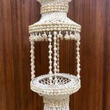 Vintage seashell plant hanger chandelier Ibiza style