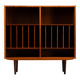 Danish Rosewood Bookcase with LP rack Hundevad & Co, 1960s