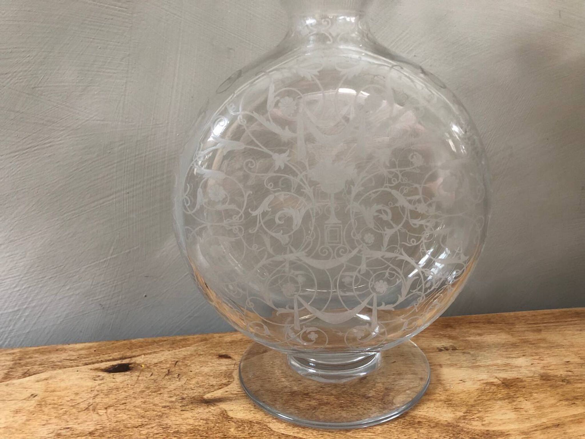 Vintage crystal carafe