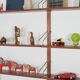 Cado modular shelving, teak veneer, Danish design, 1960s
