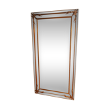 Large mirror has parcloses sheaf of wheat  96x186cm