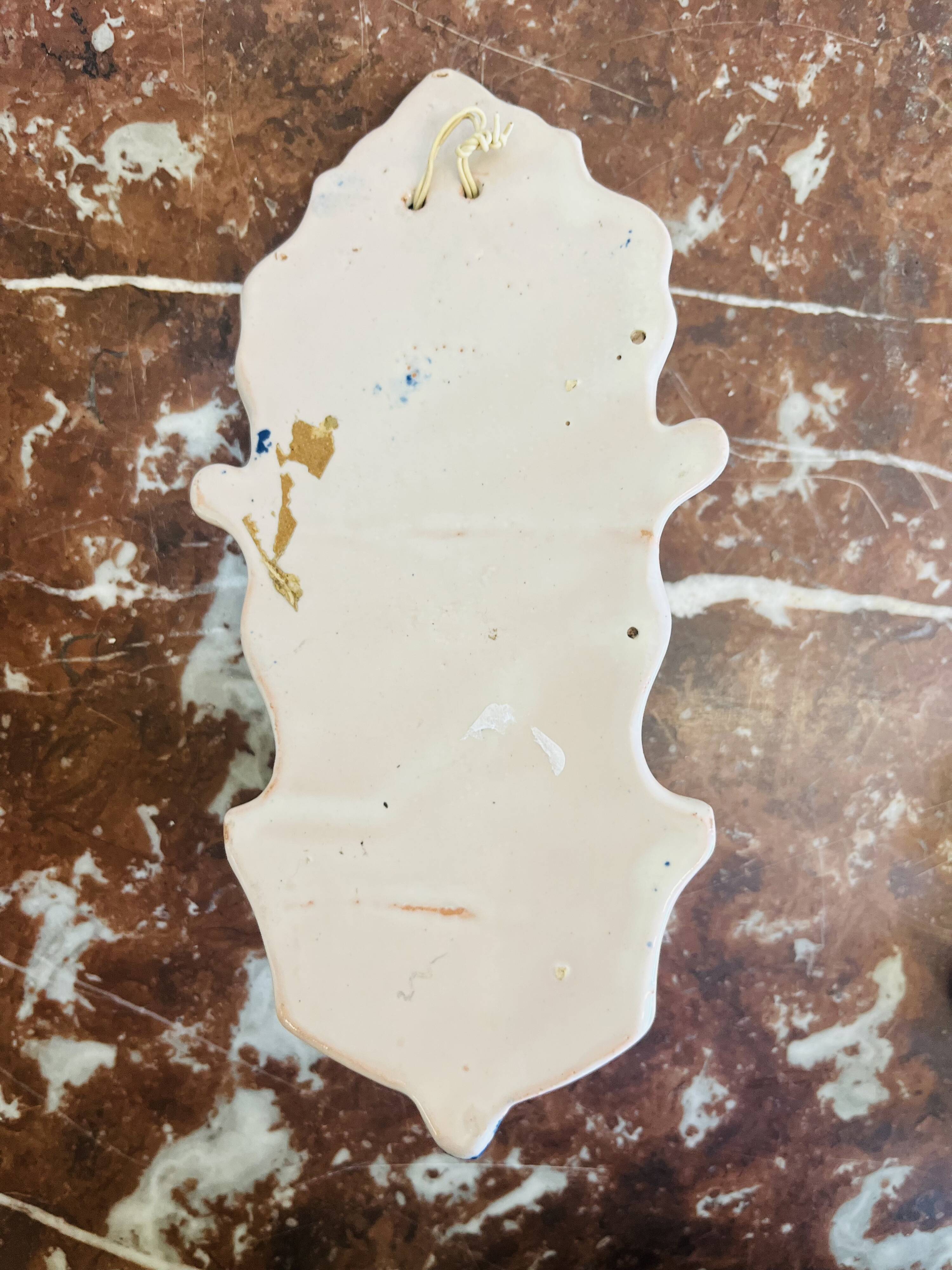 Old earthenware wall stoup – 20th century