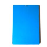 Rectangular mirror in blue mosaics, 90s - 30x20cm