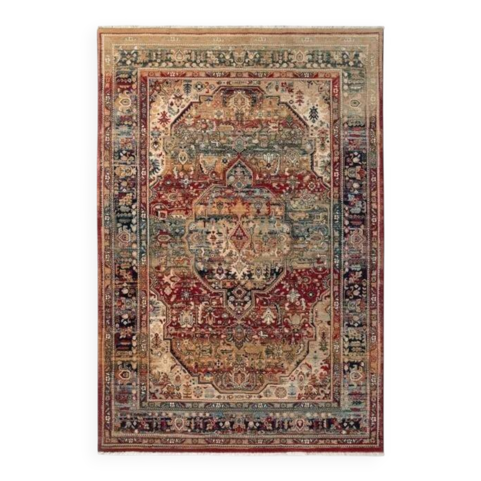 Vintage style Persian carpet ATYA - Wool