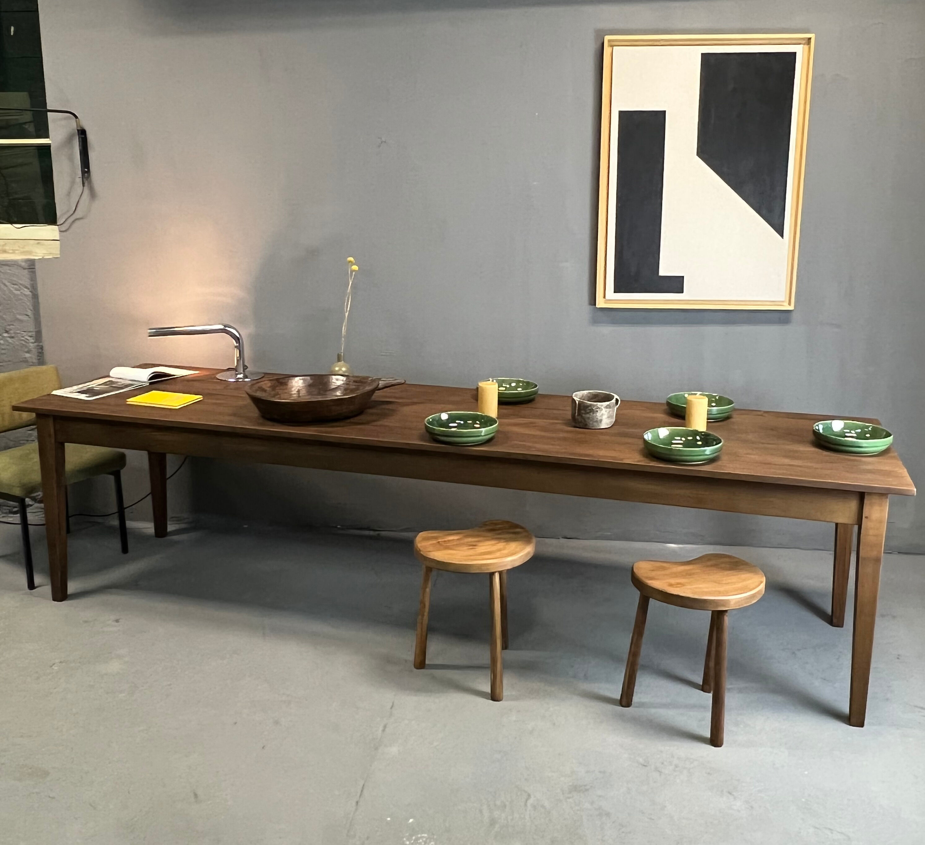 Farmhouse table XXXL 300 cm "Dark Brown"