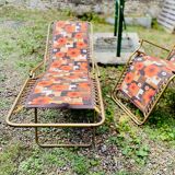 Pair of Lafuma Vintage recliner chairs
