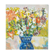 Spring flowers, oil on plate, 57 x 61 cm