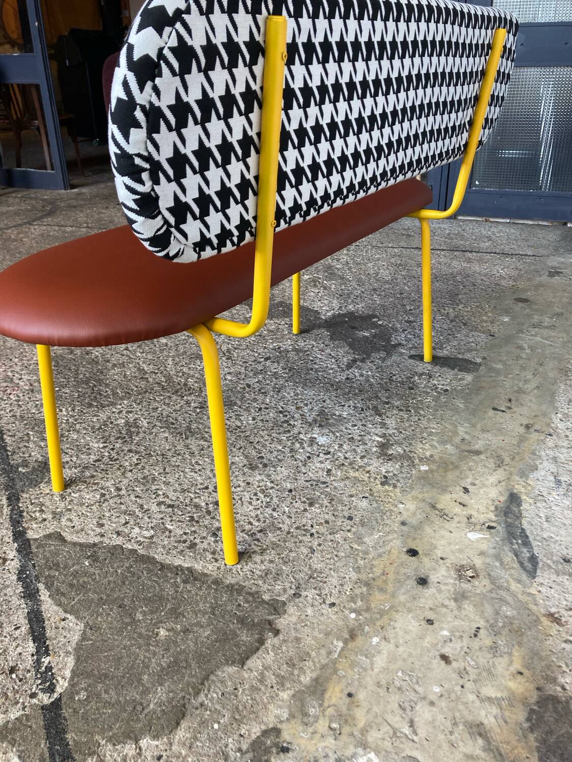 Fabric bench seat
