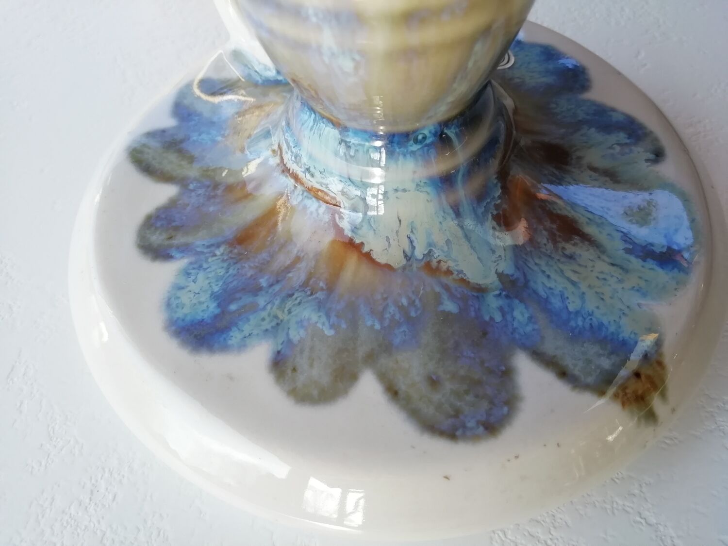 Rhoda stoneware clouds candle holder