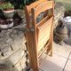 Pair of folding chairs Scandinavian style 70s