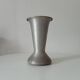 Antique aluminum cemetery vase