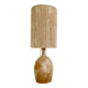 Large sandstone and rope lamp
