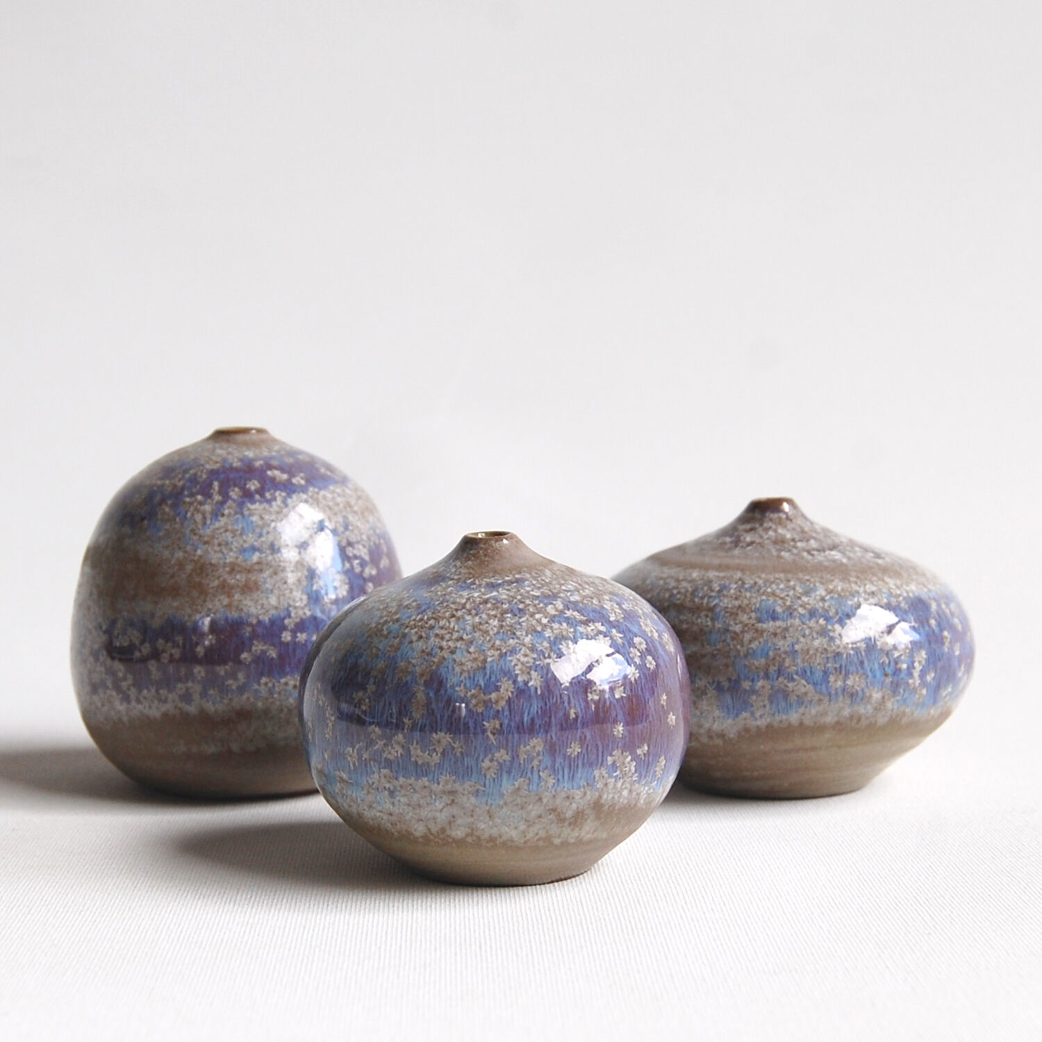 Trio de céramiques soliflores par Antonio Lampecco