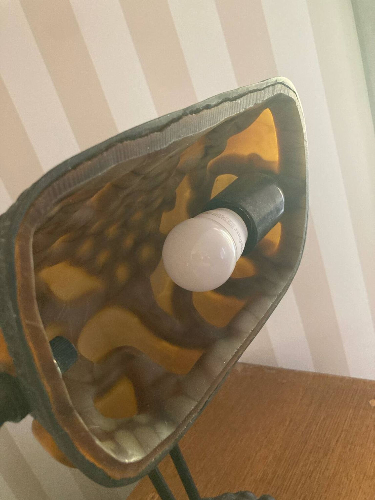 Lampe pâte de verre