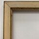 Vintage cream and gold frame